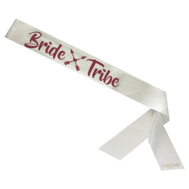 Bride Tribe Bridesmaid Sassy Sash with Heart Arrows